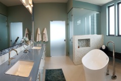 Beach Casual Villa Renovation on Longboat Key -Master Bath