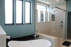 Beach Casual Villa Renovation on Longboat Key -Master Bath