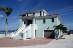 Beach Casual Villa Renovation on Longboat Key - New Entry Stair