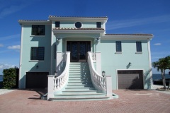 Beach Casual Villa Renovation on Longboat Key - New Entry Stair