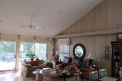 Contemporary Renovation on Casey Key - Living Room Before