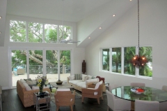 Contemporary Renovation on Casey Key - Living Room After