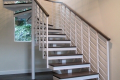 Contemporary Renovation on Casey Key - Custom Aluminum Stair
