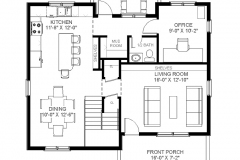 Goodrich Avenue House - First Floor Plan