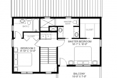 Goodrich Avenue House - Second Floor Plan