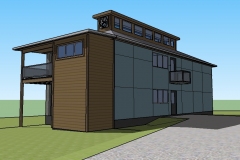 Outdoors-In House - East Elevation