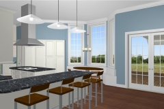Tuscan Home in Panther Ridge - 3d Rendering of Kitchen