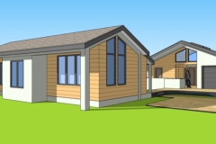 Contemporary Guest House and Cabana in Sarasota - 3d Rendering (2023)
