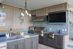 Beach Casual Summer Kitchen Renovation on Casey Key (2017)