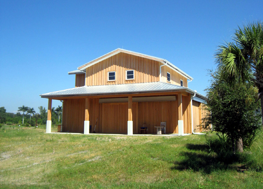 Geraldson Farm Barn - West Elevation